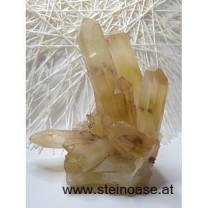 Natur Citrin Spitzen / Stufe